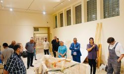 القارب السومري يقترب من العرض في المتحف العراقي بتقنية عرض جديدة